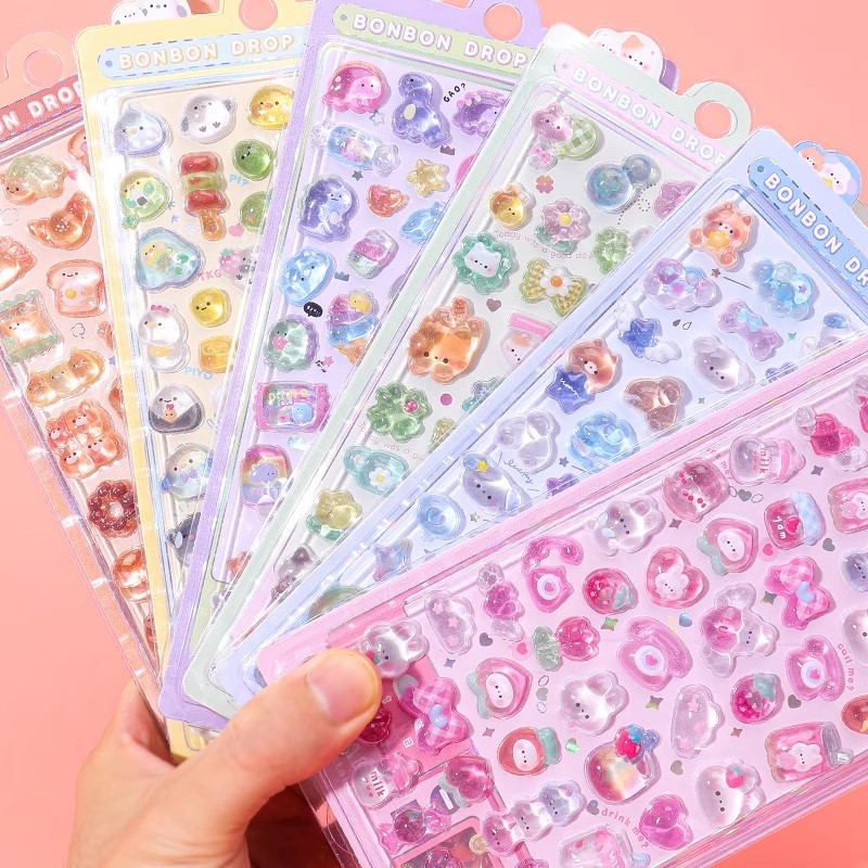 Mixed 6 cards(300 stickers)