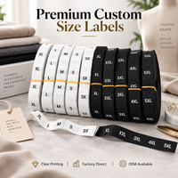 Logo en silicone de taille personnalisée fabricants d'étiquettes de vêtements tissés sur mesure pour vêtements