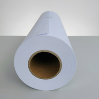 Papel Ecológico Anti-arrugas de Pulpa de Madera Virgen para Plotter CAD, Papel para Impresión de Noticias, Gris, para la Industria Textil