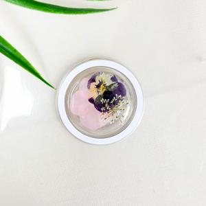 Popolare resina vera margherita fiore fatto a mano presa per telefono magnetico dimenticami non premuto presa per telefono pieghevole impugnatura regalo - Product Image 5