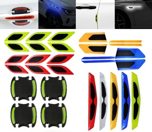 Manijas de muñeca para puerta de coche, calcomanía protectora anticolisión, cuenco reflectante, tira de guardabarros lateral, pintura protectora, pegatinas para vehículos - Product Image 2