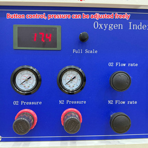 Тестер индекса ограничения кислорода (<span class=keywords><strong>LOI</strong></span>) из нержавеющей стали с кнопочным управлением, устойчивый к коррозии и ржавчине, пластиковый корпус - Product Image 5