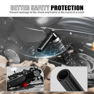 Deslizadores de marco de montaje de choque superior NICECNC para Harley <span class=keywords><strong>Sportster</strong></span> 883 Low XL883L <span class=keywords><strong>1200</strong></span> Low XL1200L Iron 883 XL883N <span class=keywords><strong>1200</strong></span> XL1200NS - Product Image 4