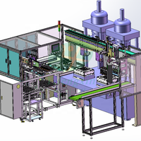 Machines d'automatisation de dessins techniques, lignes personnalisées, machines d'assemblage sur mesure, moteur certifié ISO, fonctionnement facile, automatique