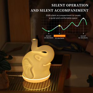 <span class=keywords><strong>Prix</strong></span> usine 400ML Éléphant En Céramique Aromathérapie Lampe Diffuseur Ultrasonique Huile Essentielle Aroma Lampe Diffuseur Maison USB YS - Product Image 4