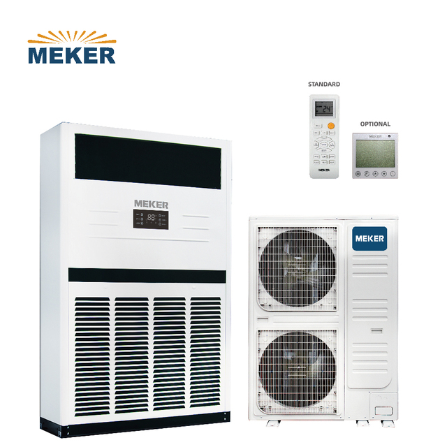 MEKER Inverter DC Motor Floor Standing Commercial Use 100K BTU Split System Air Conditioner for Warehouse Hall & Large Spaces