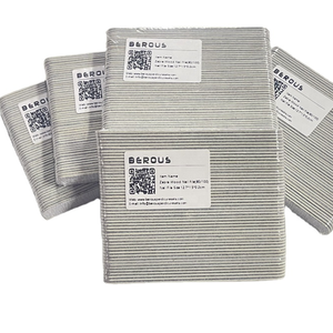 Lime per unghie Zebra bianche in legno usa e getta a prezzo di fabbrica con grana No.80/100/120/150/180/240 - Product Image 1