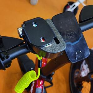 Alarm kunci cakram sepeda Anti Maling, sistem Alarm keamanan, kunci motor tahan air, Alarm desibel tinggi dan kabel sepeda, kunci rem cakram, Alarm sepeda Anti Maling - Product Image 3