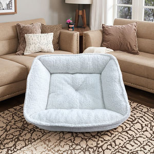 Кровать для домашних животных из флиса и вельвета - Product Image 1