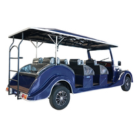 Voiture de tourisme électrique classique vintage de bonne qualité et voiturette de golf de sécurité antique