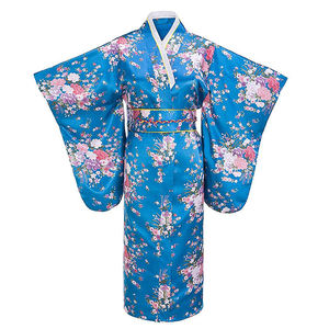 Samwestart Japanse Traditionele Jonge Dame Yukata Kimono Badjas Jurk Vintage Performance Kleding Print Jurk - Product Image 6