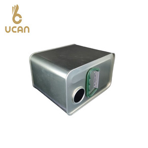 Bidons en fer blanc de 2L à 5L pour huile de palme et d'olive raffinée, conteneurs rectangulaires en fer blanc pour usage <span class=keywords><strong>alimentaire</strong></span> - Product Image 4
