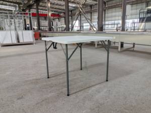 Mesa plegable cuadrada de plástico, mesa de jardín portátil para exteriores, panel HDPE - Product Image 4