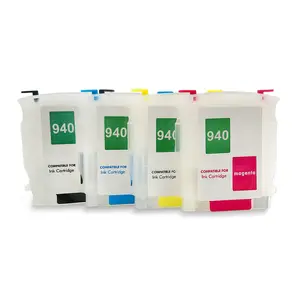 Ocbestjet Hot Sell 4 Colors 940 Refill Ink Cartridges For HP 0fficejet Pro 8500 A909g Pro 8000 A811a pro 8500A p1us