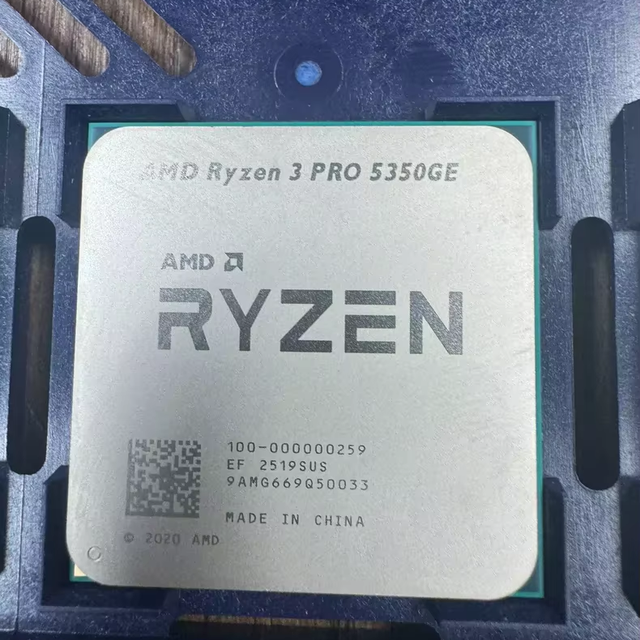 Ryzen 3 PRO 5350GE R3 PRO 5350GE Desktop CPU 4C/8T 3.6GHz Base 4.2GHz Boost 8MB Cache 35W Socket AM4 APU for Mini PC