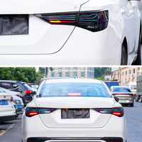 Feux arrière à LED modifiés CSL de style flottant avec DRL et clignotants séquentiels RGB pour Nissan Sylphy Sentra 14e génération 2020-2024
