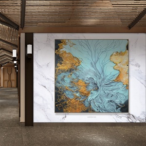 3D kết cấu tường nghệ thuật vẽ tay trừu tượng sơn dầu trên vải cho khách sạn trang trí nội thất <span class=keywords><strong>frescoes</strong></span> - Product Image 2