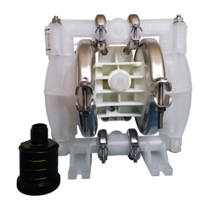 Pompe à diaphragme pneumatique Wilden P1/PPPPP/WFS/WF/Polypropylène Santoprene pour eaux usées marines à faible pression - Product Image 1