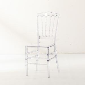 Cadeiras <span class=keywords><strong>Chiavari</strong></span> Transparentes de Plástico Acrílico Napoleão para Casamentos, Venda por Atacado - Product Image 3