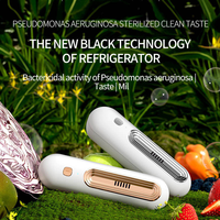 Désodorisant et purificateur d'air pour réfrigérateur, rechargeable par USB, prolongateur de durée de conservation des aliments, éliminateur d'odeurs, assainisseur d'air pour toilettes et voiture