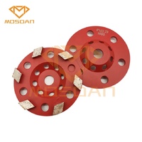 Disque de meule diamant de 6 pouces avec 6 segments en losange pour meuleuse d'angle