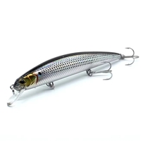 Leurre de pêche artificiel en plastique ABS Wobblers avec hameçons VMC pour la pêche en mer à la bar et au black bass, leurre de pêche dur pour la pêche en bateau