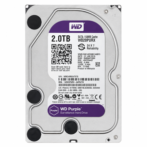 WD20PURX 2TB 3.5 英寸闭路电视 DVR NVR 硬盘 SATA 6Gb/s 64MB 缓存内置硬盘 - Product Image 2