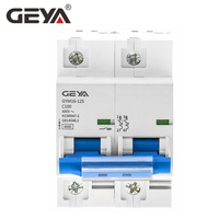 GEYA עומס יתר וקצר הגנת MCB GYM16-125 80A 100A 125A AC DC דין רכבת מיני מפסק