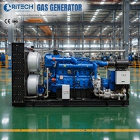 Générateur industriel au gaz naturel, au GPL, au GNL, au GNC de 300 kW, 400 kW, 500 kW, fabriqué par Cummins, prix fabricant, générateur pour usine