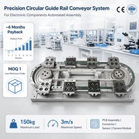 Transportador de Riel Guía Compacto con Servoaccionamiento y Diseño Modular para el Transporte de Ensamblajes de Fusibles
