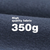 Pull à capuche surdimensionné pour homme, taille XL, 350 g, doublé polaire, couleur unie, motif imprimé tendance, pull personnalisé