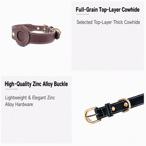 Collier GPS de luxe personnalisé en cuir pour <span class=keywords><strong>chien</strong></span> et chat, étanche, avec logo, détachable, anti-perte, pour suivi des chiots - Product Image 4