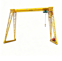 Grue à portique à structure treillis à longue durée de vie, capacité de charge stable pour les tâches de levage en ingénierie