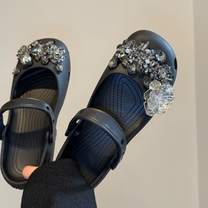 Luxury Bling Rhinestone <strong>Croc</strong> Charms, 2026 New Sparkly Crystal Flower Shoe Charms for Mary Jane Ballet Clogs - Product Image 4