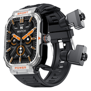 <span class=keywords><strong>Smartwatch</strong></span> <span class=keywords><strong>con</strong></span> Auricolari 2 in 1 Cuffie e Orologio Fitness Tracker <span class=keywords><strong>con</strong></span> Monitoraggio della Frequenza Cardiaca e del Sonno - Product Image 1