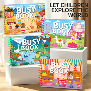 Libro delle Attività per Bambini 3-5 Anni, Libro Sensoriale in Carta per l'Apprendimento Prescolare - Product Image 3