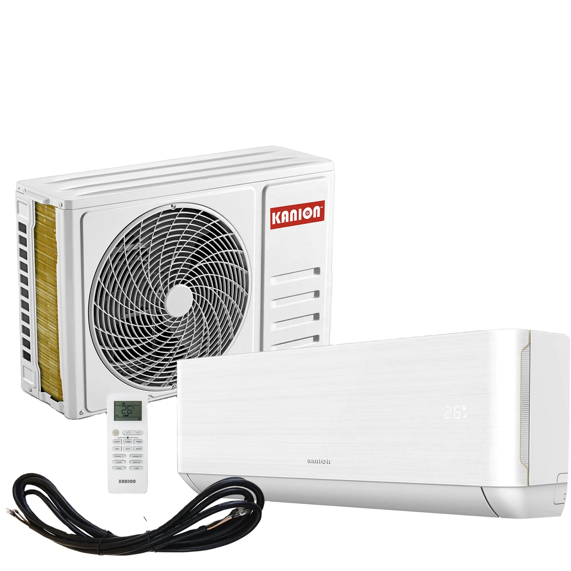 18000BTU 60HZ 208-230V Deluxe veggente 16 Inverter Ductless tipo Split/pompa di calore Smart split Type condizionatori d'aria