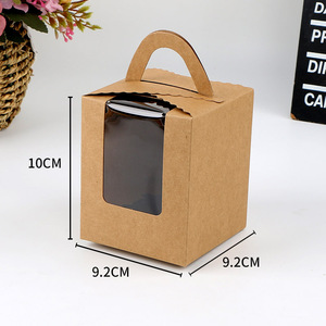 Bán Sỉ Hộp Đựng Món Tráng Miệng Bánh Cupcake Đơn Hộp Đựng Bánh Nướng Xốp Có Cửa Sổ Trong Suốt Và Chèn - Product Image 5