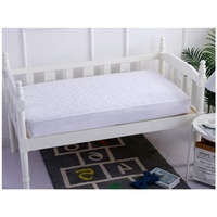 Protège-matelas imperméable en jersey uni OEM, anti-acariens et bactéries, pour enfants, maison, hôtel, hôpital