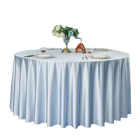 Nappe Ronde Blanche de 120 Pouces en Polyester Écologique Moderne Non Tissé pour la Maison et les Fêtes de Mariage – Vente en Gros Usine