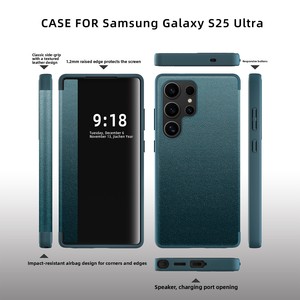 ขายตรงจากโรงงาน: เคสโทรศัพท์แบบพับหนังเรียบ Samsung S25 Ultra ป้องกันการตกกระแทก ครอบคลุมทุกด้าน มีจำหน่ายแล้ว - Product Image 3