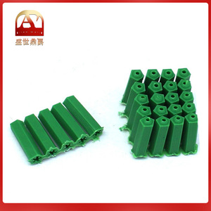 Chevilles d'expansion en plastique vert Noble Green 6 mm pour cloisons sèches, usage industriel général - Gamme Prosperous Age - Product Image 5