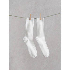 Monfoot Chaussettes de golf larges pour homme Chaussettes de sport blanches - Product Image 1