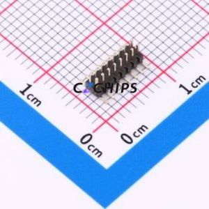 HX PZ1.0-2x8P TP Pin Header SMD,P=1mm Connector ( Pin Structure: 2x8P )( Pitch: 1mm )( Row Spacing: 1mm ) - Product Image 1
