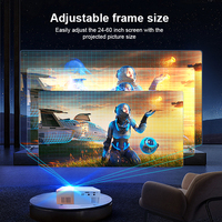 Projecteur vidéo laser portable 1080p, boîte TV Android 1080P, lecteur multimédia domestique, projecteur YG300, mini projecteurs intelligents HD
