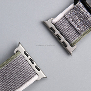<span class=keywords><strong>Bracelet</strong></span> de montre en nylon souple tissé élastique respirant pour <span class=keywords><strong>Apple</strong></span> <span class=keywords><strong>Watch</strong></span> Series 10 46MM SE 9 8, <span class=keywords><strong>bracelet</strong></span> de sport - Product Image 4