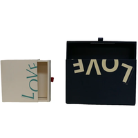 Logo de marque personnalisé boîtes de rangement à tiroir en carton pour emballage de sous-vêtements chaussettes