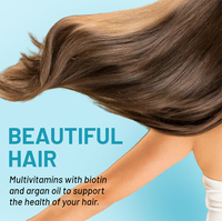 Vitamines pour cheveux, peau et ongles Winstown en gommes pour femmes, biotine, collagène, vitamines C, D, E, santé des cheveux, soin de la peau, renforcement des ongles