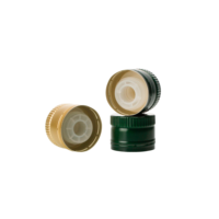 Bouchons à vis anti-déversement en aluminium-plastique ROPP 31,5 mm*24 mm / 31,5*44 mm pour bouteilles d'huile d'olive et d'huile de cuisson