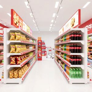 Étagères de supermarché pour quincaillerie, épicerie, alcool, produits alimentaires, et présentoirs pour magasins de proximité - Product Image 1